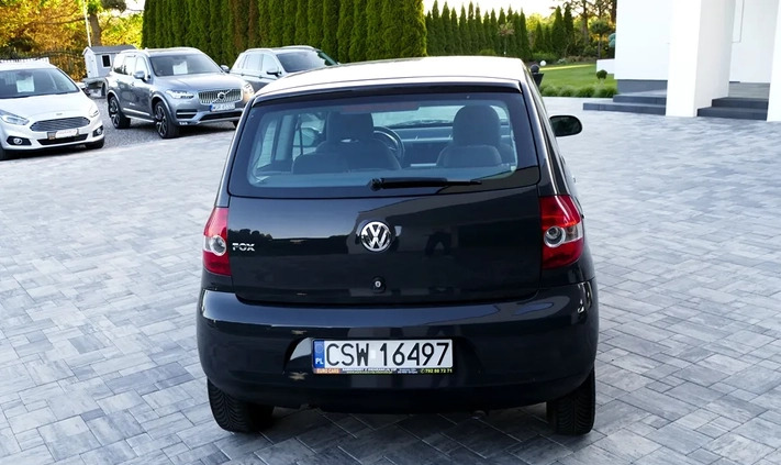 Volkswagen Fox cena 7500 przebieg: 185000, rok produkcji 2007 z Miłomłyn małe 407